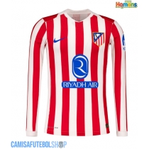 Camisa de time de futebol Atletico Madrid Replicas 1º Equipamento 2025-26 Manga Comprida